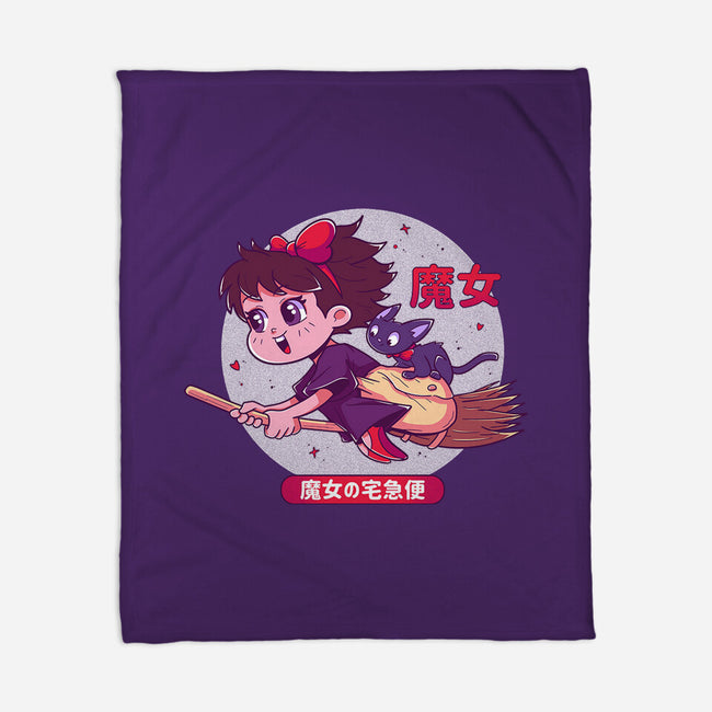 Kiki's Adventure-None-Fleece-Blanket-Ca Mask