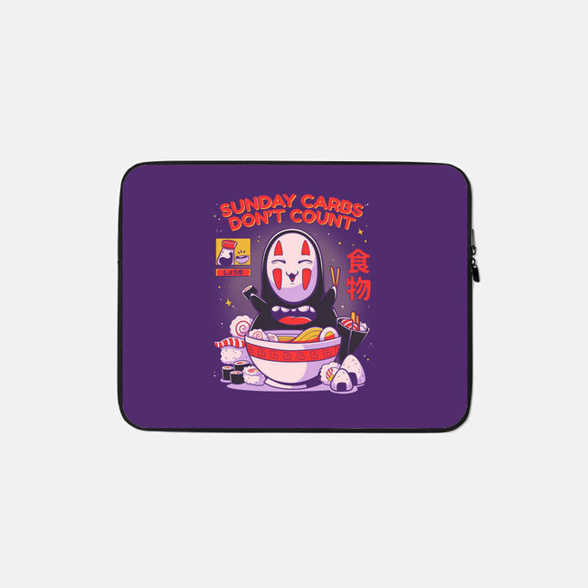 Sunday Carbs Don't Count-None-Zippered-Laptop Sleeve-Ca Mask