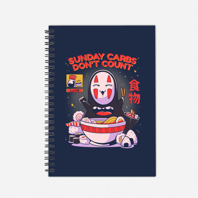 Sunday Carbs Don't Count-None-Dot Grid-Notebook-Ca Mask