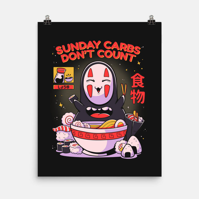 Sunday Carbs Don't Count-None-Matte-Poster-Ca Mask