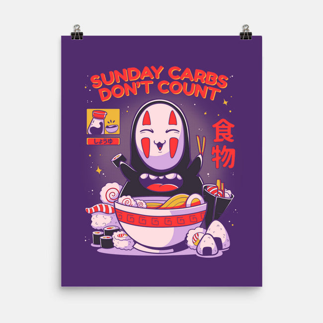 Sunday Carbs Don't Count-None-Matte-Poster-Ca Mask