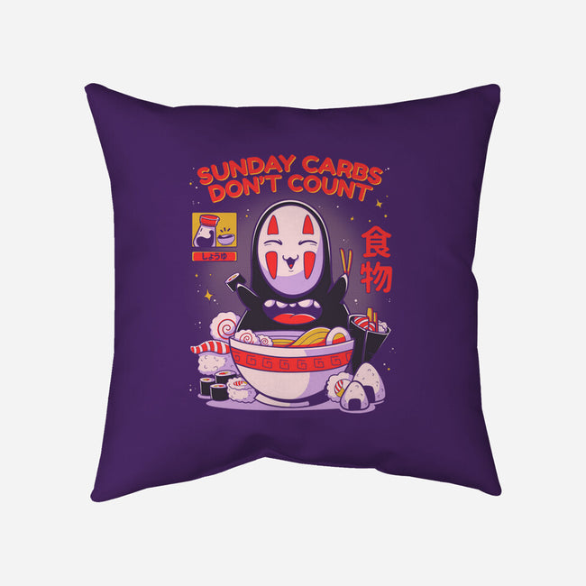 Sunday Carbs Don't Count-None-Removable Cover w Insert-Throw Pillow-Ca Mask