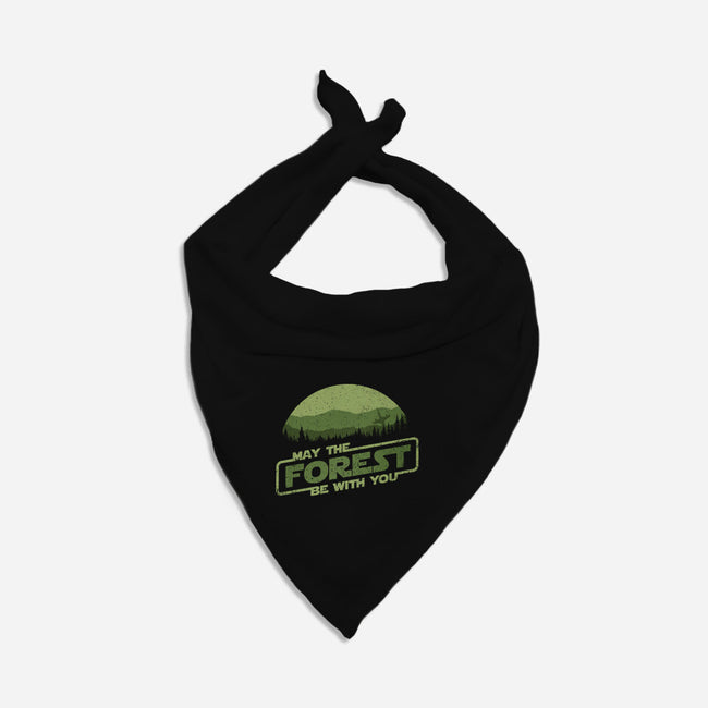 May The Forest Be With You-Cat-Bandana-Pet Collar-kg07