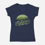 May The Forest Be With You-Womens-V-Neck-Tee-kg07