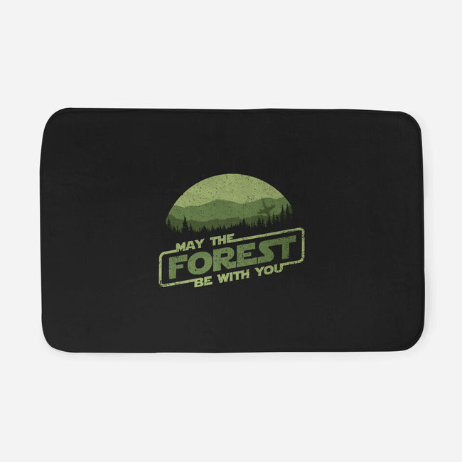 May The Forest Be With You-None-Memory Foam-Bath Mat-kg07