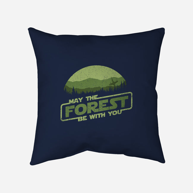 May The Forest Be With You-None-Non-Removable Cover w Insert-Throw Pillow-kg07