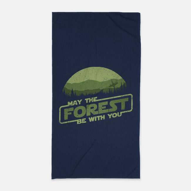 May The Forest Be With You-None-Beach-Towel-kg07