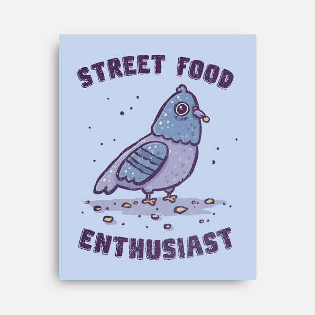 Street Food Enthusiast-None-Stretched-Canvas-kg07