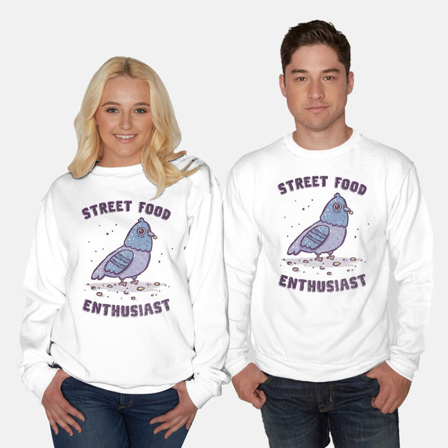 Street Food Enthusiast-Unisex-Crew Neck-Sweatshirt-kg07