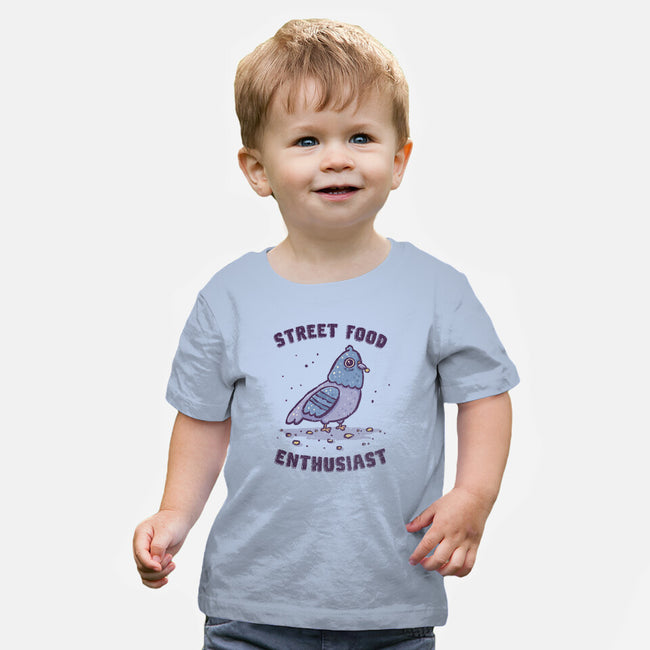 Street Food Enthusiast-Baby-Basic-Tee-kg07