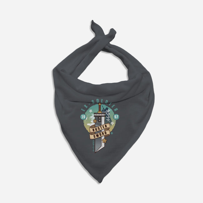 Cloud Buster Sword Emblem-Dog-Bandana-Pet Collar-LAGELANTEE