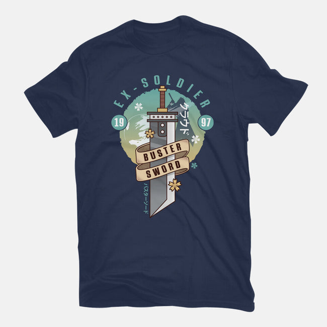 Cloud Buster Sword Emblem-Mens-Heavyweight-Tee-LAGELANTEE