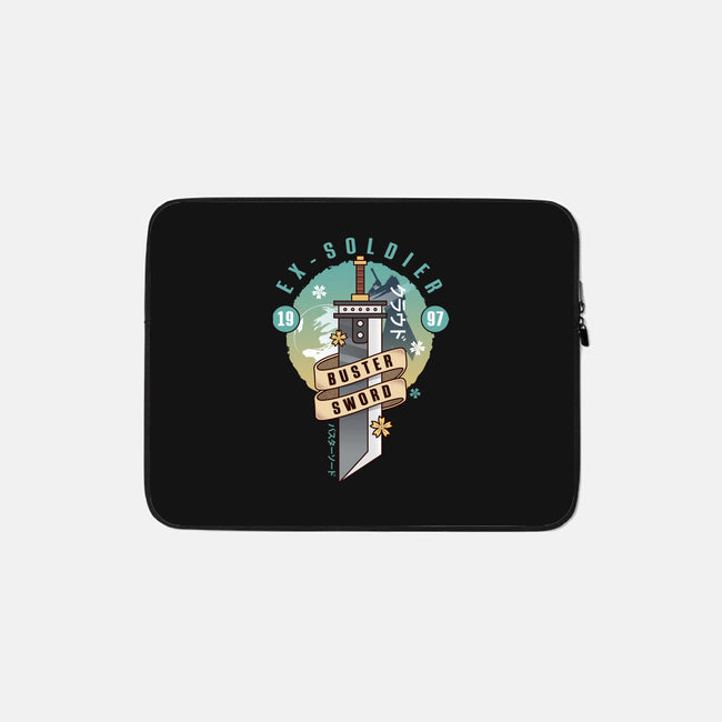 Cloud Buster Sword Emblem-None-Zippered-Laptop Sleeve-LAGELANTEE