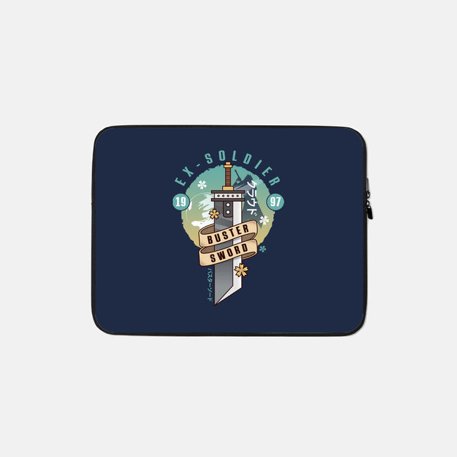 Cloud Buster Sword Emblem-None-Zippered-Laptop Sleeve-LAGELANTEE