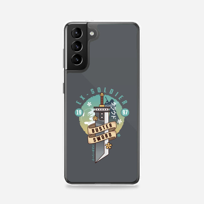 Cloud Buster Sword Emblem-Samsung-Snap-Phone Case-LAGELANTEE