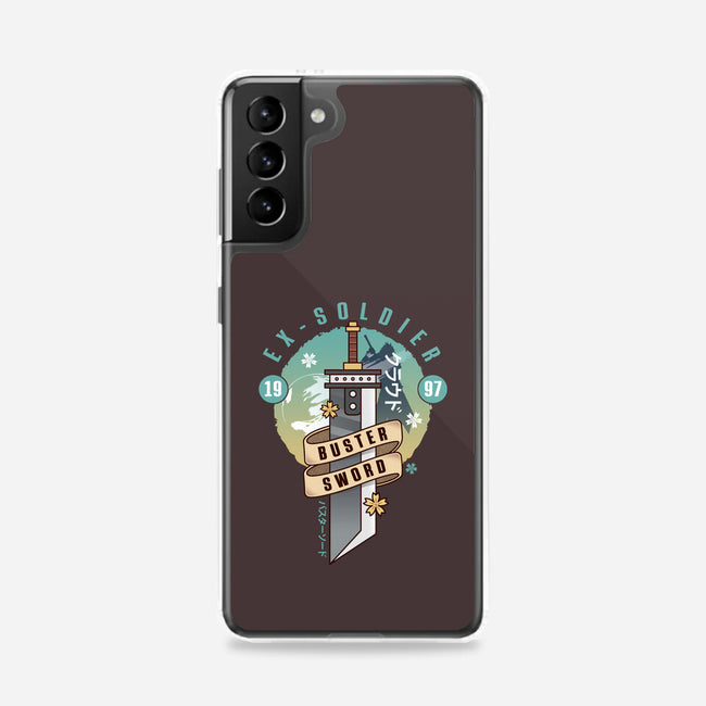 Cloud Buster Sword Emblem-Samsung-Snap-Phone Case-LAGELANTEE