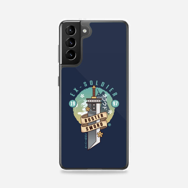 Cloud Buster Sword Emblem-Samsung-Snap-Phone Case-LAGELANTEE