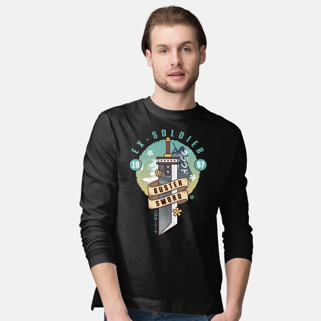 Cloud Buster Sword Emblem-Mens-Long Sleeved-Tee-LAGELANTEE