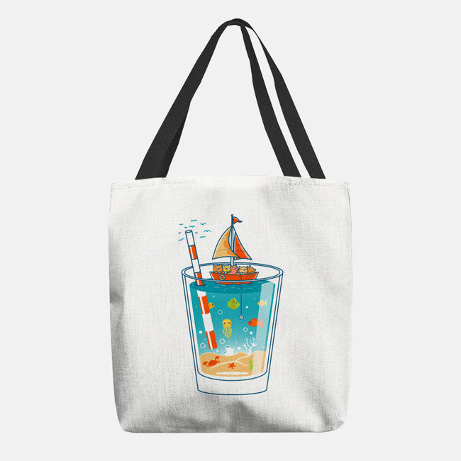 A Glass of Summer-None-Basic Tote-Bag-erion_designs