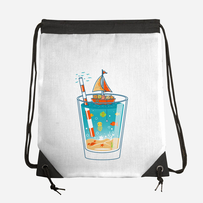 A Glass of Summer-None-Drawstring-Bag-erion_designs