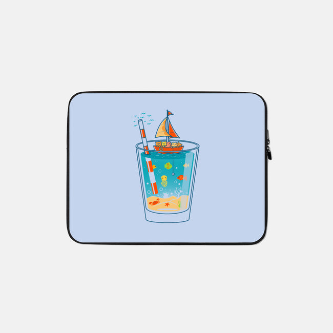 A Glass of Summer-None-Zippered-Laptop Sleeve-erion_designs