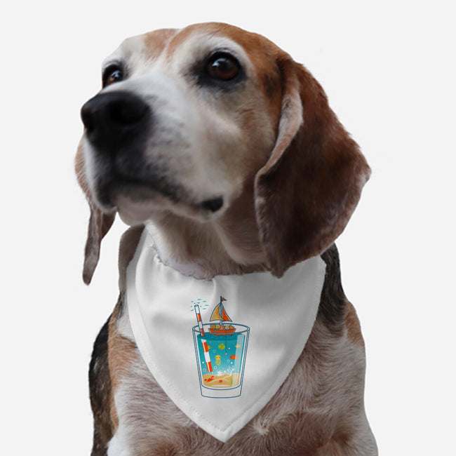 A Glass of Summer-Dog-Adjustable-Pet Collar-erion_designs