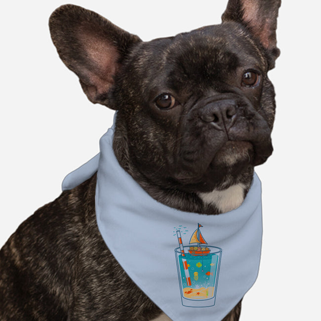 A Glass of Summer-Dog-Bandana-Pet Collar-erion_designs