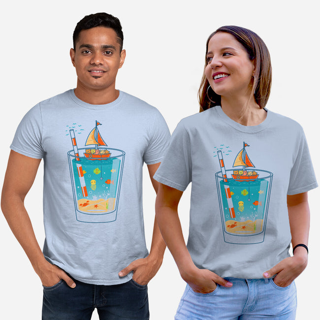 A Glass of Summer-Unisex-Basic-Tee-erion_designs