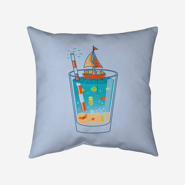 A Glass of Summer-None-Non-Removable Cover w Insert-Throw Pillow-erion_designs