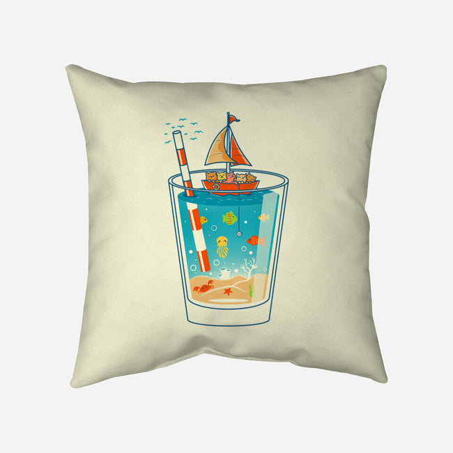 A Glass of Summer-None-Non-Removable Cover w Insert-Throw Pillow-erion_designs