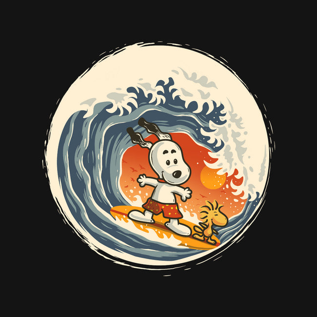 Surfing Beagle-None-Glossy-Sticker-erion_designs