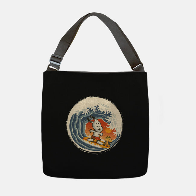 Surfing Beagle-None-Adjustable Tote-Bag-erion_designs