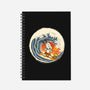 Surfing Beagle-None-Dot Grid-Notebook-erion_designs