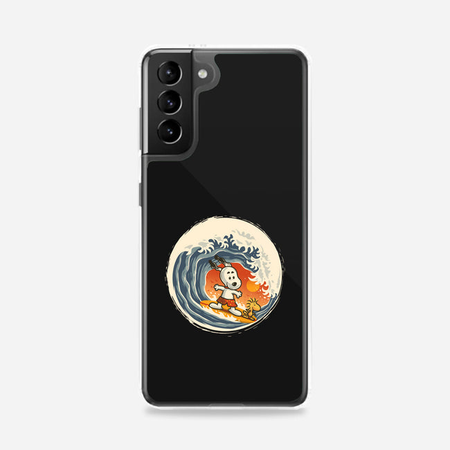 Surfing Beagle-Samsung-Snap-Phone Case-erion_designs