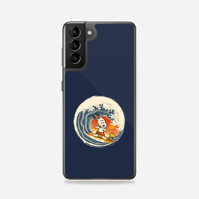 Surfing Beagle-Samsung-Snap-Phone Case-erion_designs