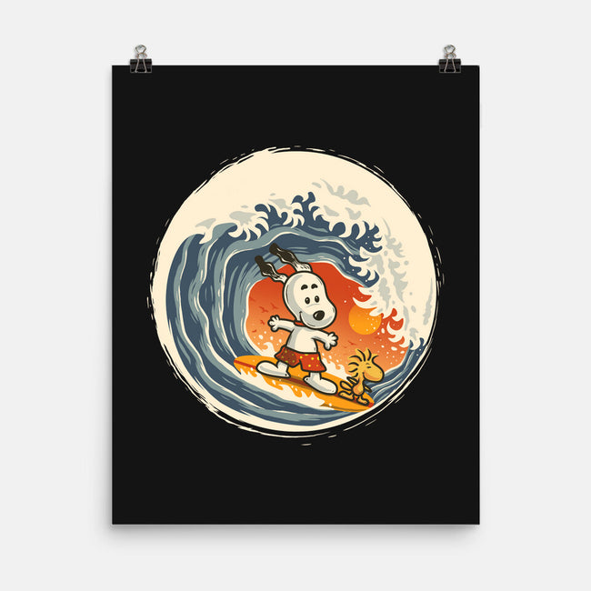 Surfing Beagle-None-Matte-Poster-erion_designs