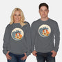 Surfing Beagle-Unisex-Crew Neck-Sweatshirt-erion_designs