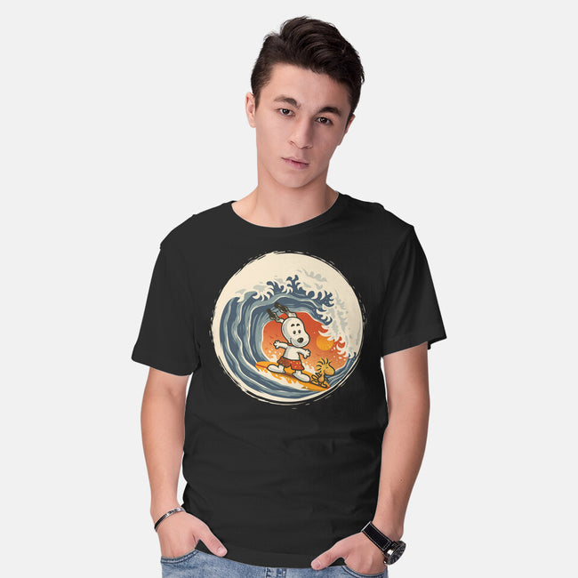 Surfing Beagle-Mens-Basic-Tee-erion_designs