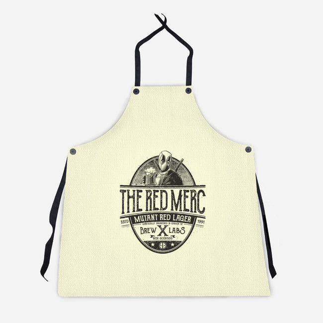 Mutant Red Lager-Unisex-Kitchen-Apron-teesgeex