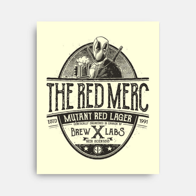 Mutant Red Lager-None-Stretched-Canvas-teesgeex