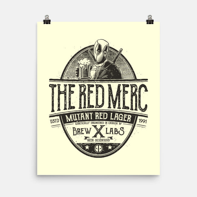 Mutant Red Lager-None-Matte-Poster-teesgeex