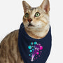 Neon Who-Cat-Bandana-Pet Collar-nickzzarto