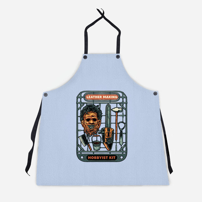 Leather Making Kit-Unisex-Kitchen-Apron-glitchygorilla