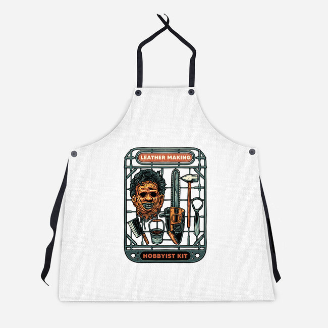 Leather Making Kit-Unisex-Kitchen-Apron-glitchygorilla