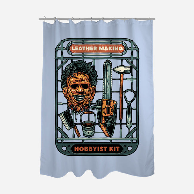 Leather Making Kit-None-Polyester-Shower Curtain-glitchygorilla