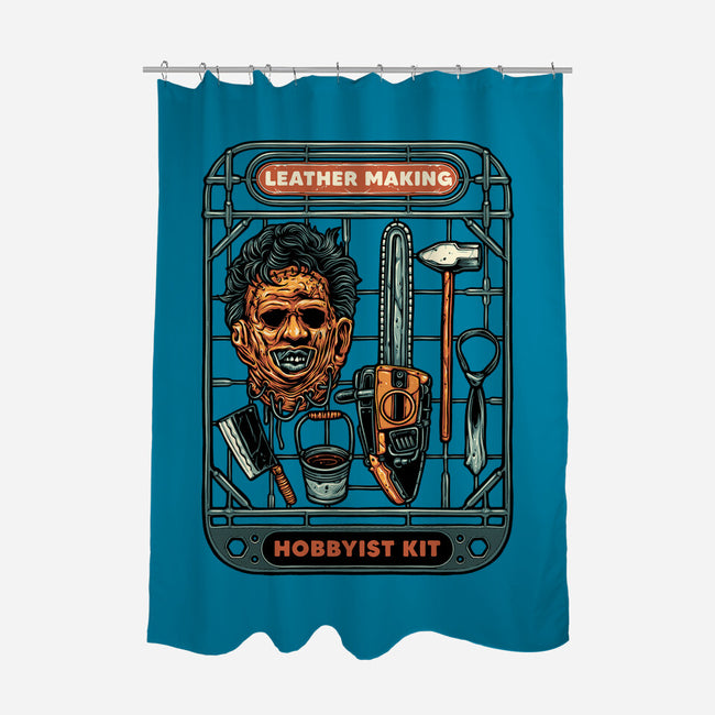 Leather Making Kit-None-Polyester-Shower Curtain-glitchygorilla