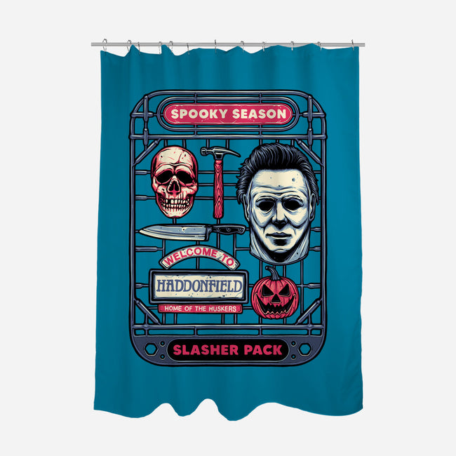 Slasher Kit-None-Polyester-Shower Curtain-glitchygorilla