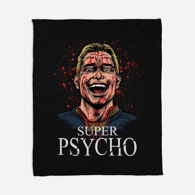 Super Psycho-None-Fleece-Blanket-zascanauta