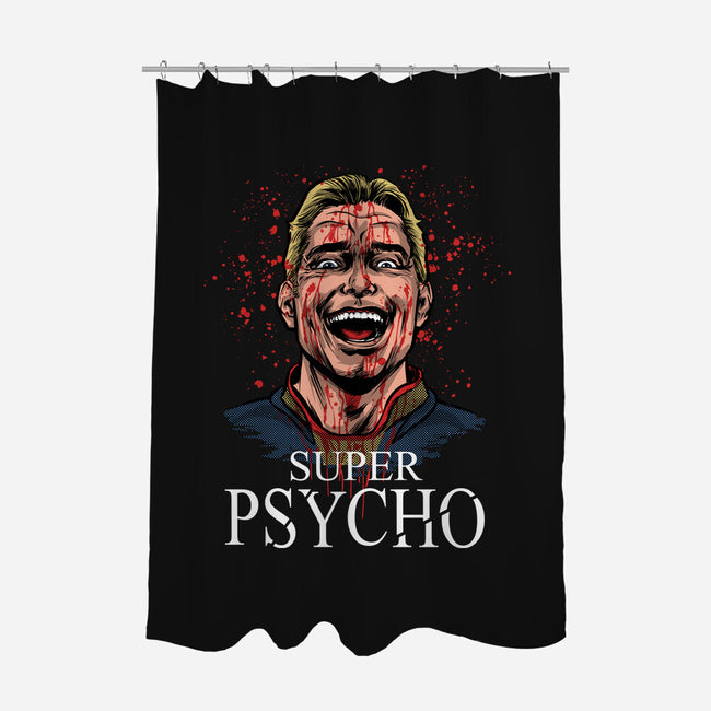 Super Psycho-None-Polyester-Shower Curtain-zascanauta