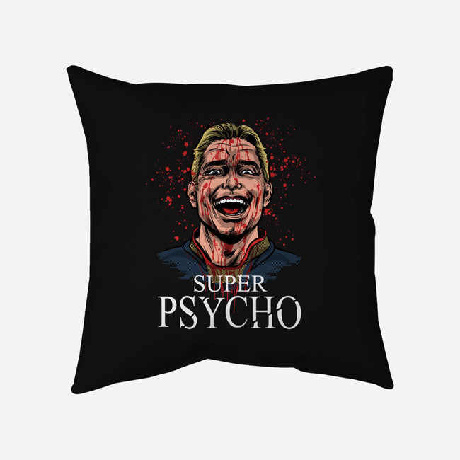 Super Psycho-None-Removable Cover-Throw Pillow-zascanauta